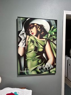 Art Deco Framed art (no glass)
