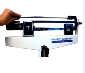 Health O Meter - Mechanical Beam Scale with Height Rod