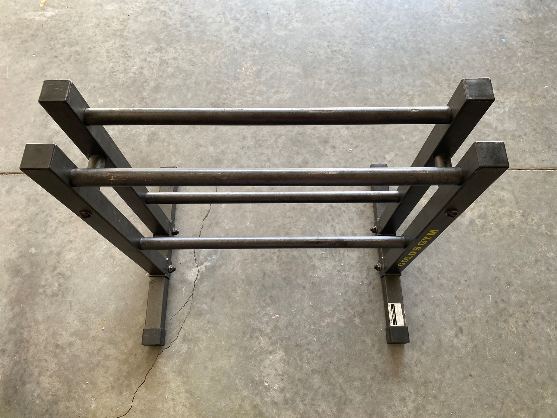 Golds Gym 24" Steel Utility Rack Stand for Dumbbells Kettle Bells RK-GG3DMK (