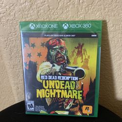 XBox One- XBox 360 Red Dead Redemption Undead Nightmare 