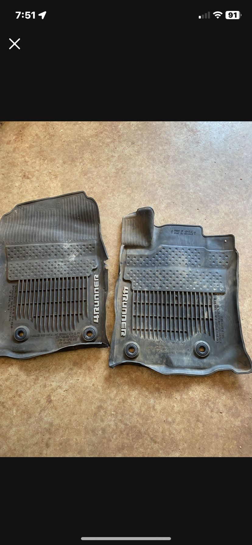 Four Runner Mats