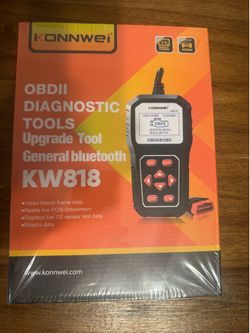 KONNWEI KW818 OBDII Bluetooth Car Diagnostic Scanner & Code Reader - Brand New, Sealed Excellent condition - Factory sealed in original packaging. Nev