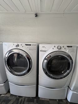 Whirpool washer and dryer front load