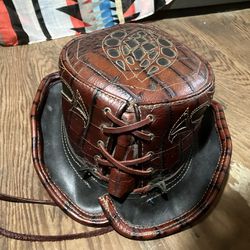 Handmade Leather Hat