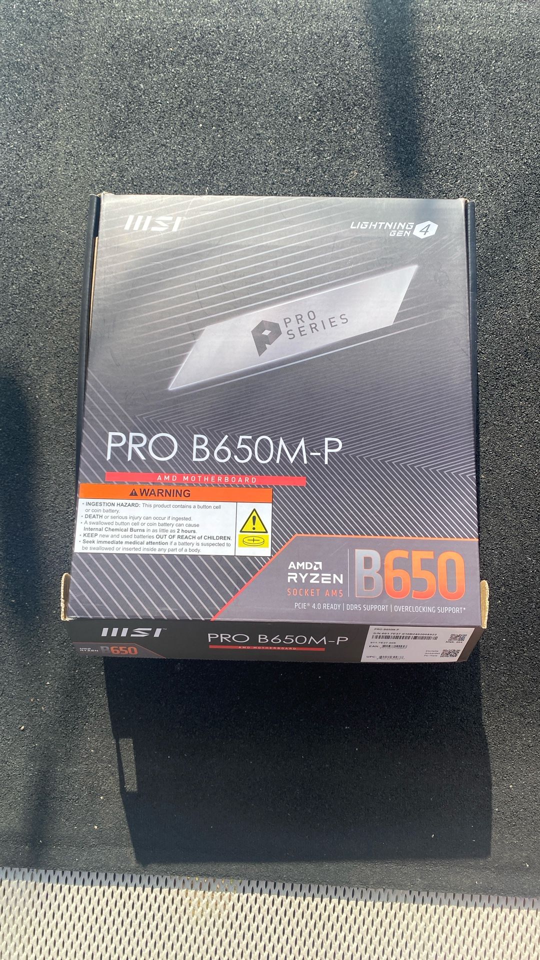 MSI Motherboard (black)