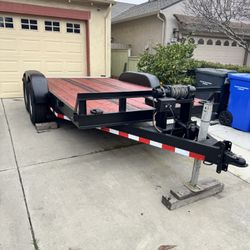 Heavy Duty Flatbed Trailer – 14,000 LB GVWR – 2008