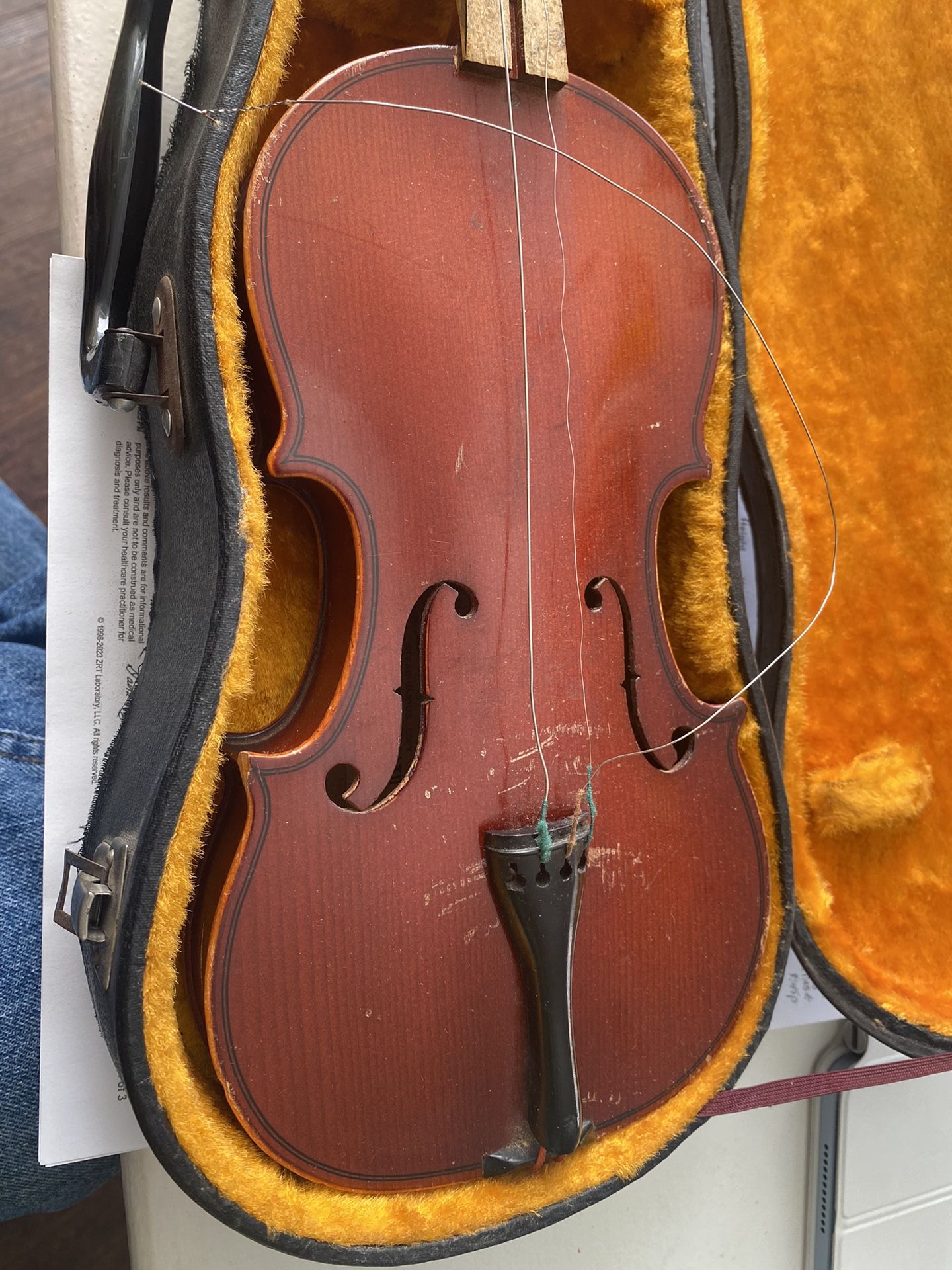 still Listed Still For Sale 1/8 Suzuki Violin & Case Parts Or Repair