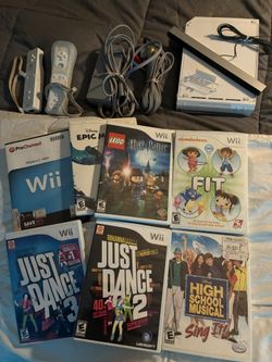Wii Console With 7 Games