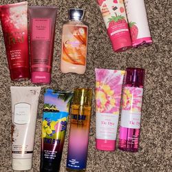 BBW Lotion And Sprays 
