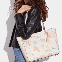 Coach floral Tote