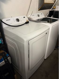 Dryer electric  and washer samsung