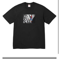 Size M - Supreme Spiderman Tee - Black - SS26 - INHAND