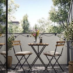 Outdoor Patio Furniture Set Of 3 Pieces With Cushions 