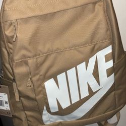 Light Brown Nike Backpack