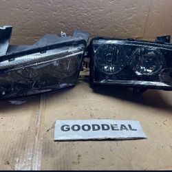 #OH41 Fit 06-10 Dodge Charger LX Smoked Halogen Headlights 