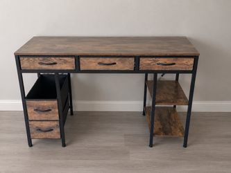 Computer Desk – Rustic Brown