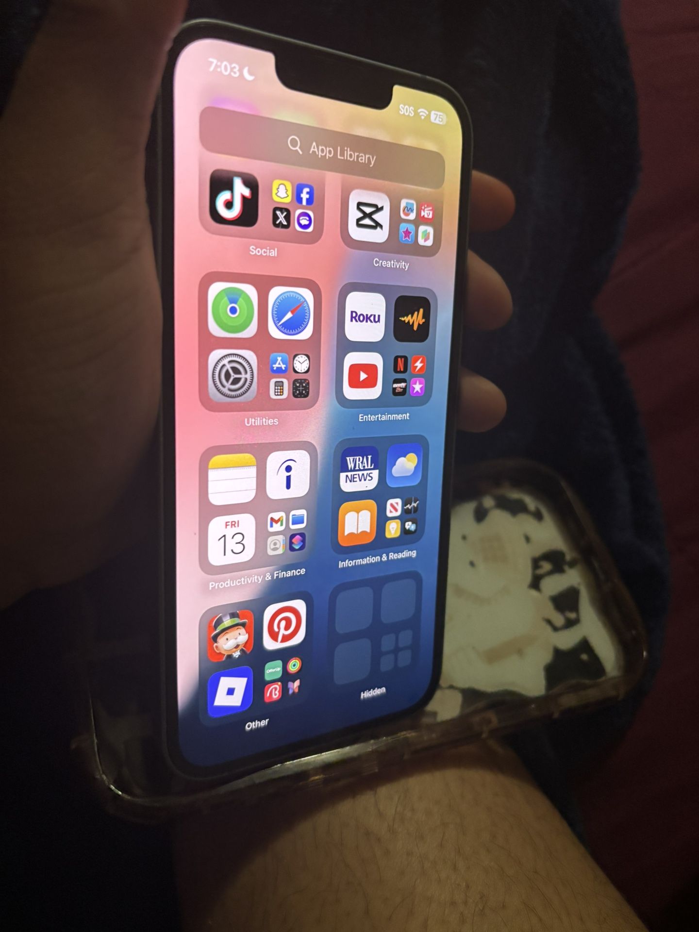 iPhone 14, blue