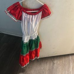 Girl Mexican Dress