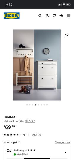 IKEA HEMNES COAT HAT RACK See My Other Items for Sale in Fort