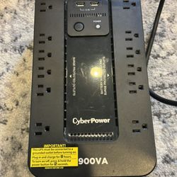 CyberPower 950VA Battery Back-Up System UPS 12 Outlet Surge 