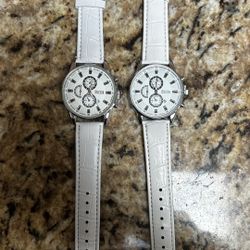Watch(s) with Faux Leather Band NEW