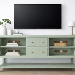 Modern Coastal TV Console