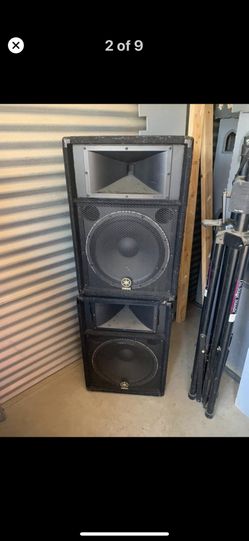 2 Yamaha speakers $350 obo cash only no trades no low ballers