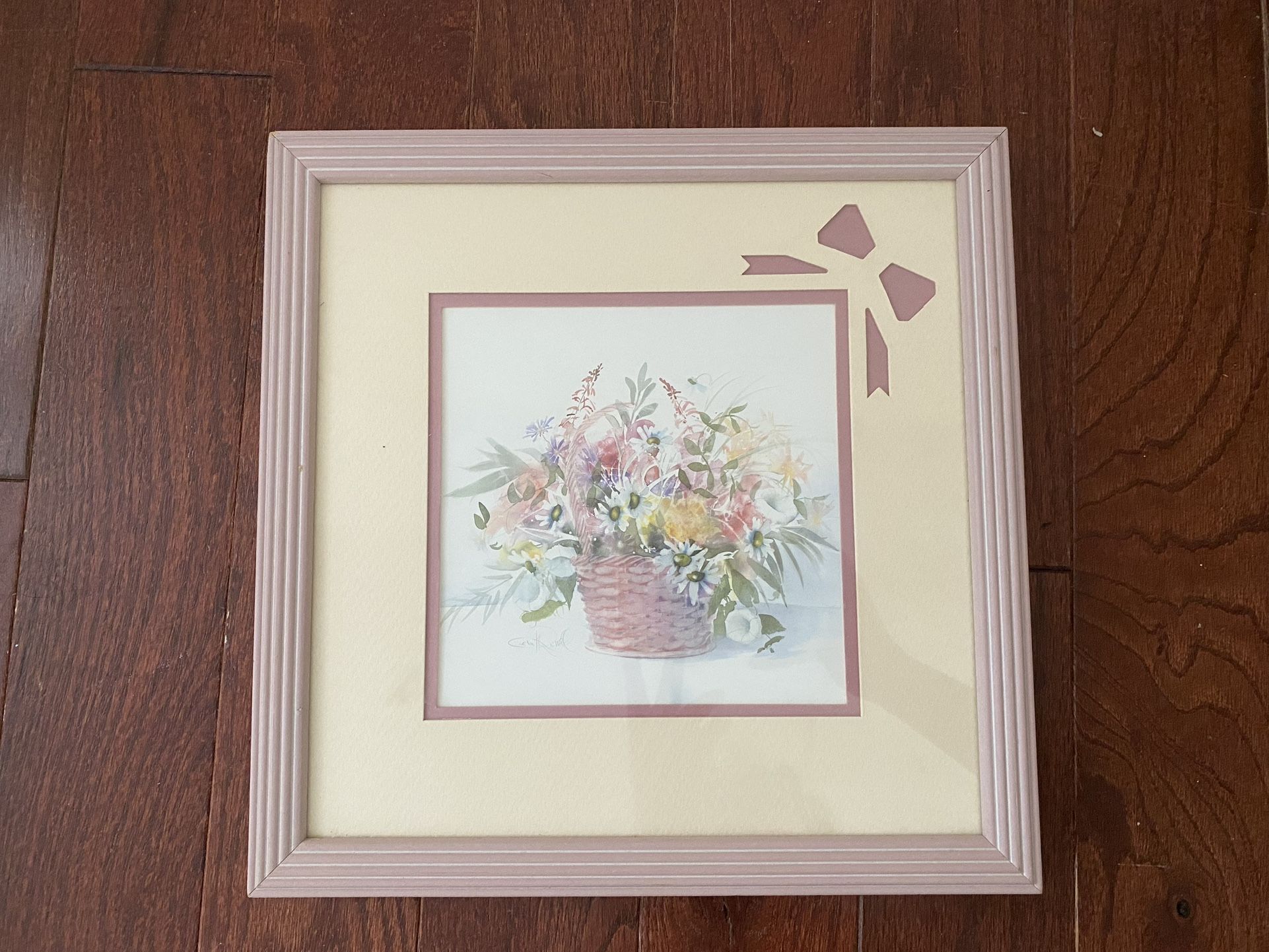 Framed Watercolor Painting by Celia Russell - Rare Edition!