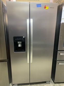 Whirlpool Side-by-Side Refrigerator with Ice Dispenser