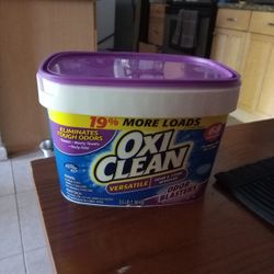 Mostly Full Oxi Clean Powdered Laundry Detergent 