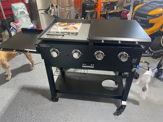Burner gas griddle