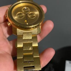 Movado Gold Mens Watch 