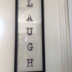 Glass Wall Art 28x10