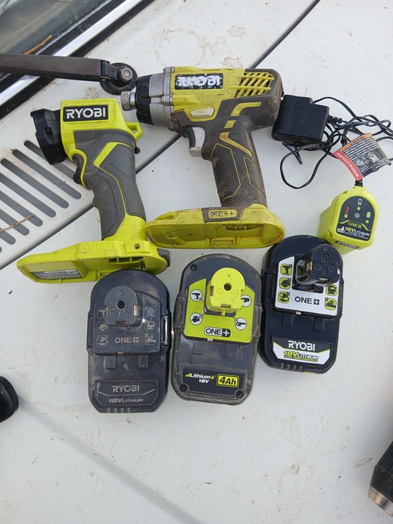 Ryobi And Dewalt