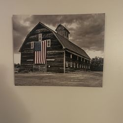 Barn Canvas Wall Art 20”x 16”