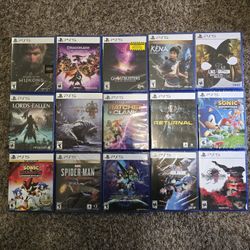 Playstation 5 (PS5) - 18 Game Collection! Returnal, Spider-Man, Stellar Blade & More!