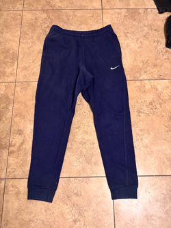 Nike Navy Blue Fleece Jogger Sweatpants