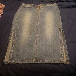 Denim Jean Skirt 