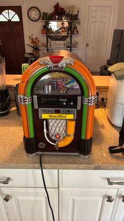 Wurlitzer Tabletop Jukebox CD Player with FM Radio