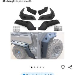 New Extended Fender Flares For 2016-2025 Can Am Defender