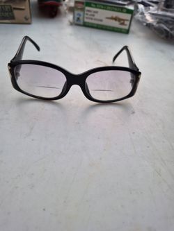 Christian Dior Black Rectangle Eyeglass Frames