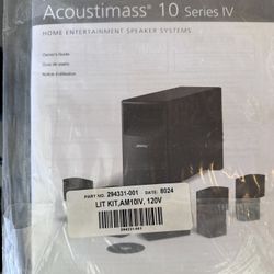 Bose acousticmass Series IV