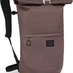 Osprey Metron 25L Waterproof Commuter Bike Backpack, Magma Brown   Bike Commute-Specific Features - Glove-friendly buckles, bottle pocket, helmet LidL