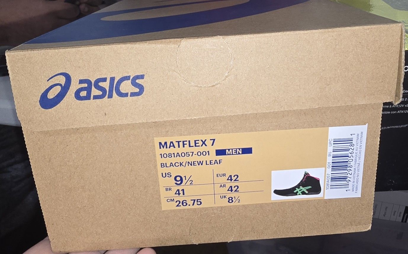 Asics Men's Matflex 7 Wrestling Shoes Sz 9 1/2