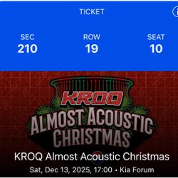 KROQ Almost Acoustic Christmas Tickets