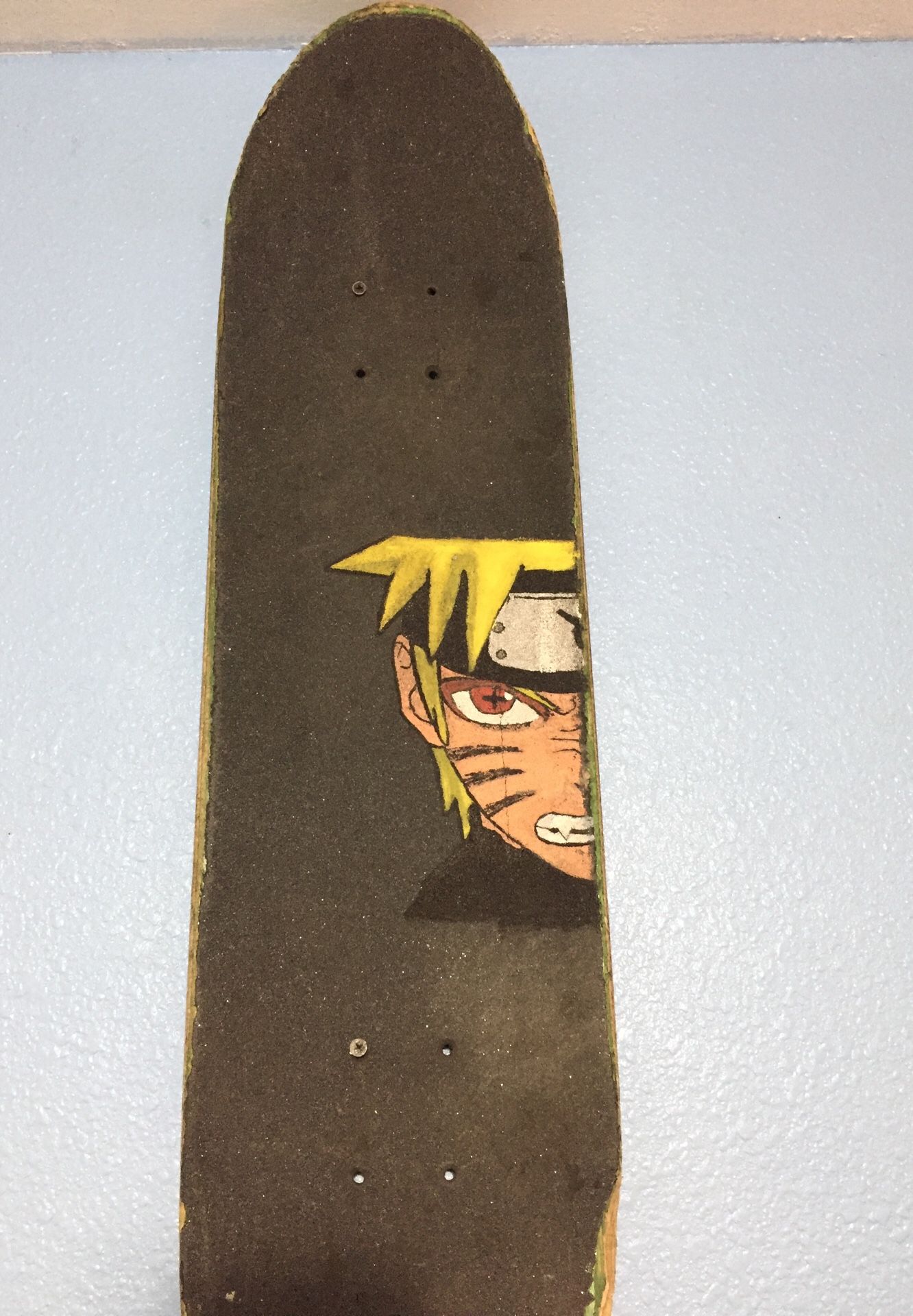 I do skateboard griptape art and canvas art...