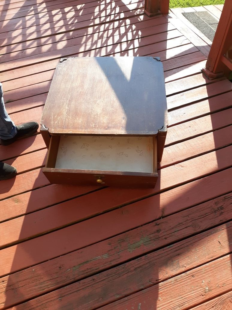 Antique medium coffee table