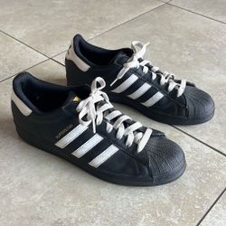 Men’s Adidas Superstar Tennis Shoes, Size 12