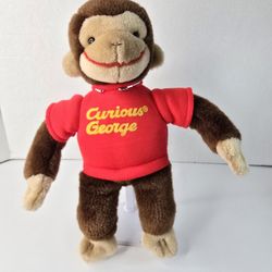 Vintage Curious George Plush Doll Stuffed Animal 13'' 1992 Monkey Gund