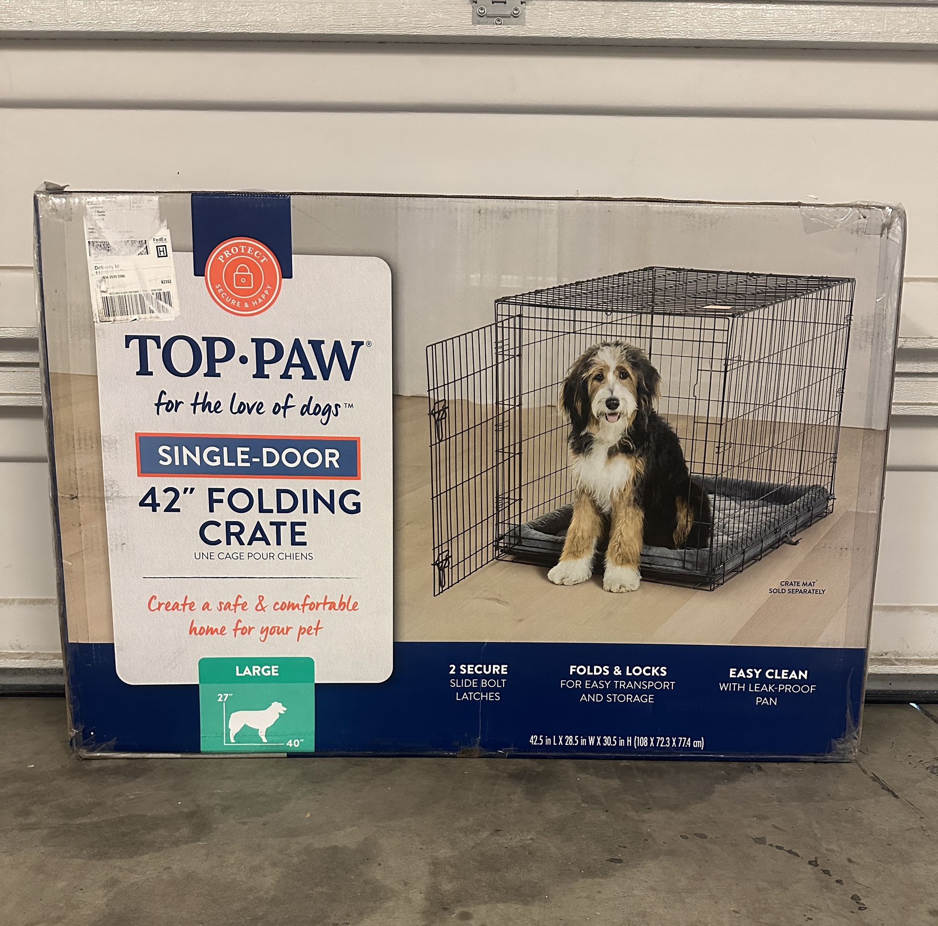 New Dog Crate